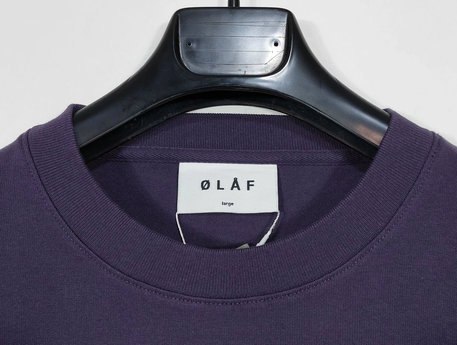 Ølåf varsity tshirt - deep plum L – photo 2
